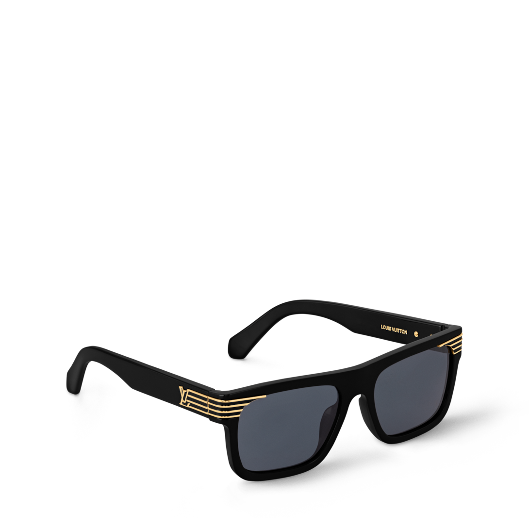 LOUIS VUITTON サングラス・LV スライド スクエア ブラック LV Slide Square Sunglasses - Luxury S00 Black | LOUIS VUITTON